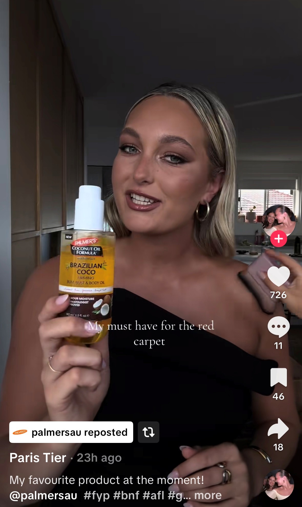 @pazlenka GRWM with Brazilian Coco Firming Oil 